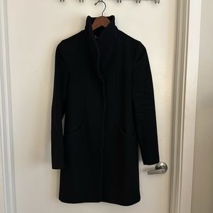 Black Aritzia Wilfred Cocoon wool-cashmere coat